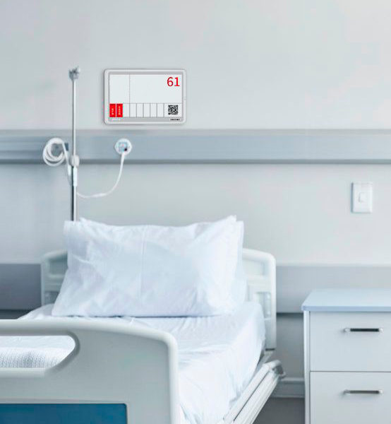 etiquetas electrónicas para hospitales