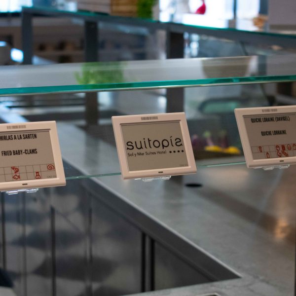 etiquetas electrónicas para buffet Calpe