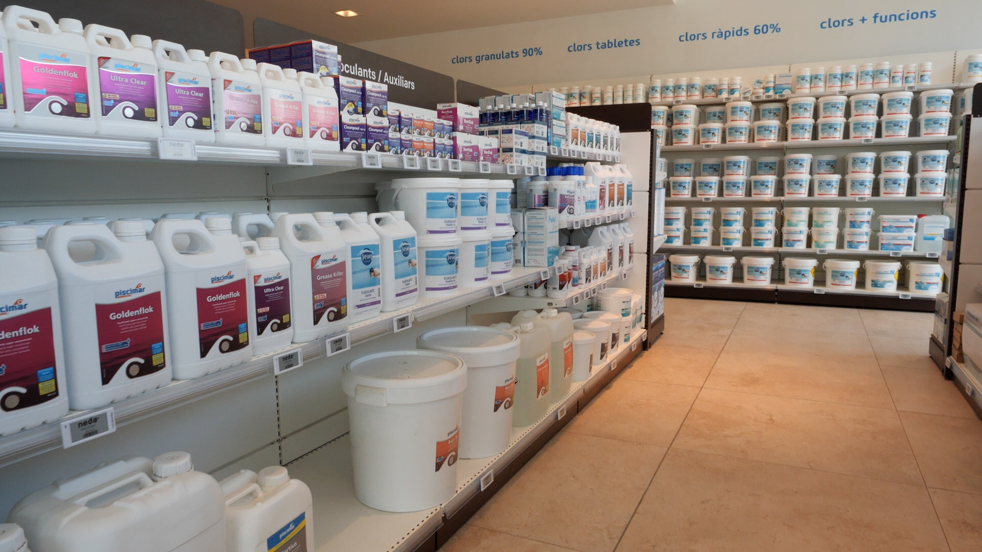 Tienda de artículos para piscinas - ETE